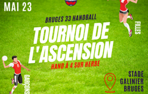 Tournoi de l'Ascension - 18 et 20 mai 2023