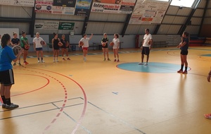 Intervention  surprise  (pas pour tout le monde :-) !) du coach de la N3 du Basket club de Castelnau-de-Médoc !!