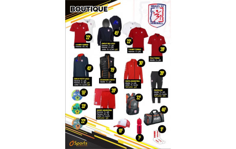 Licenciés et supporters, la boutique Bruges 33 Handball vous attend !!!