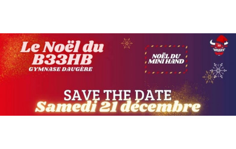 Noel du Bruges 33 Handball